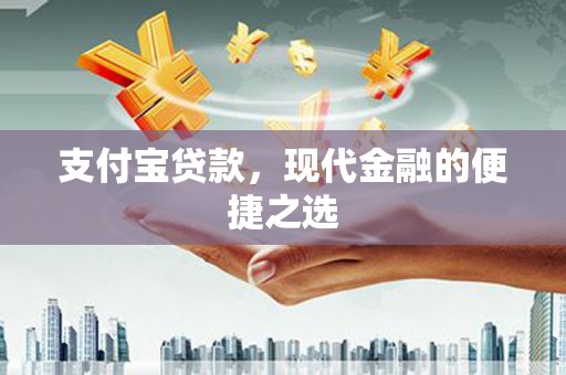 东源支付宝贷款，现代金融的便捷之选