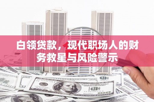 东源白领贷款，现代职场人的财务救星与风险警示