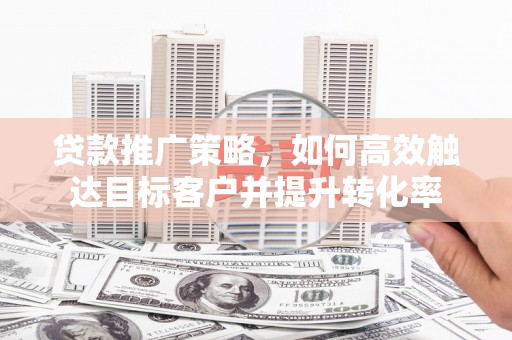东源贷款推广策略，如何高效触达目标客户并提升转化率
