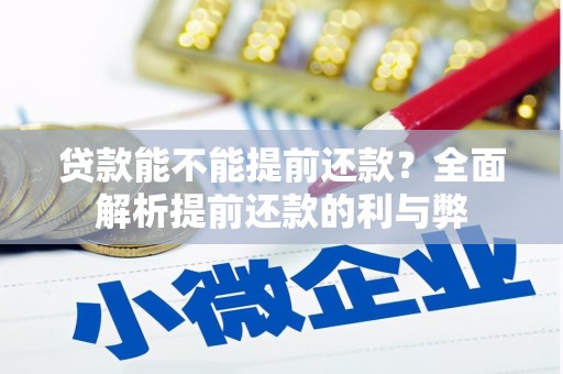 东源贷款能不能提前还款？全面解析提前还款的利与弊