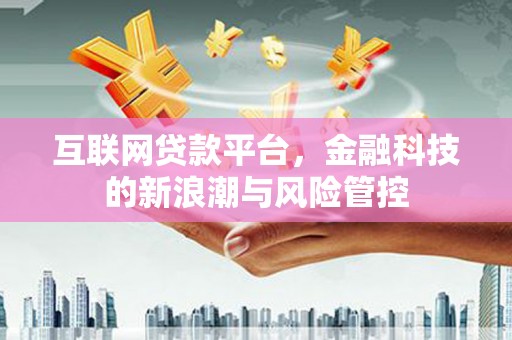 东源互联网贷款平台，金融科技的新浪潮与风险管控