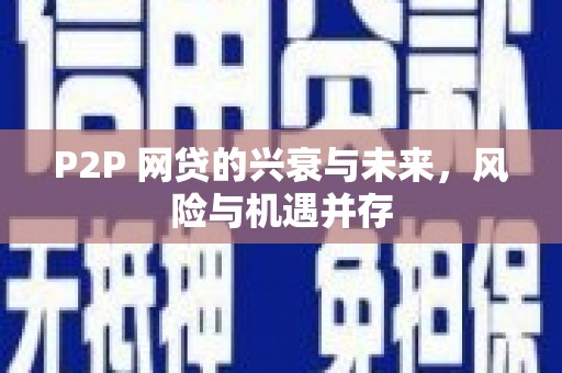 东源P2P 网贷的兴衰与未来，风险与机遇并存