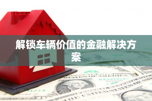 东源解锁车辆价值的金融解决方案